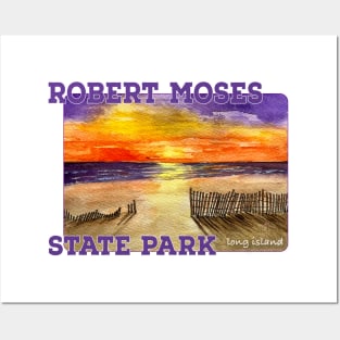 Robert Moses State Park, Long Island New York Posters and Art